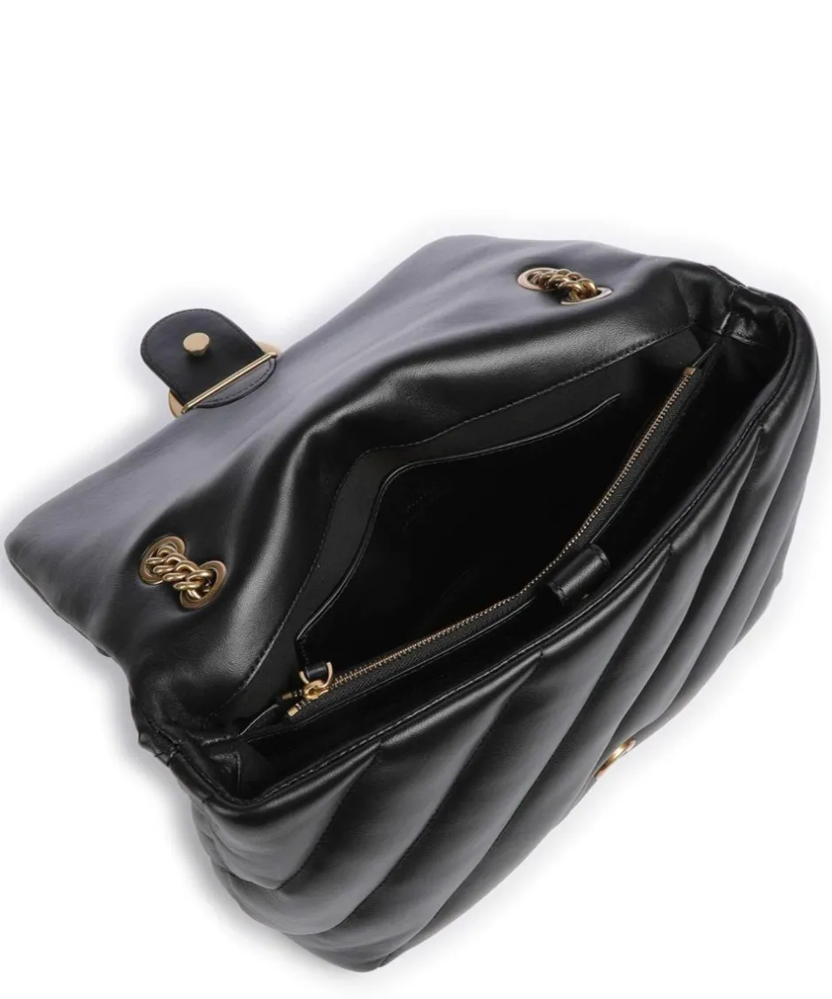 Pinko Shoulder Bags-Love Puff Big Shoulder bag sheepskin leather