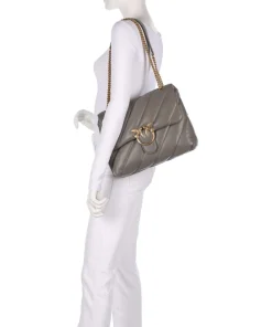 Pinko Shoulder Bags-Love Puff Big Shoulder bag sheepskin leather