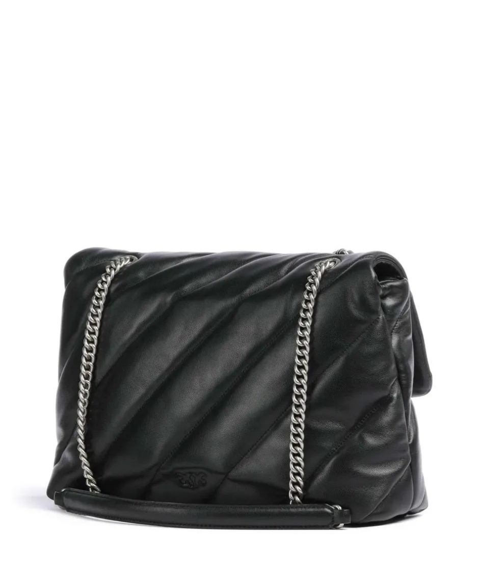 Pinko Shoulder Bags-Love Puff Big Shoulder bag sheepskin leather