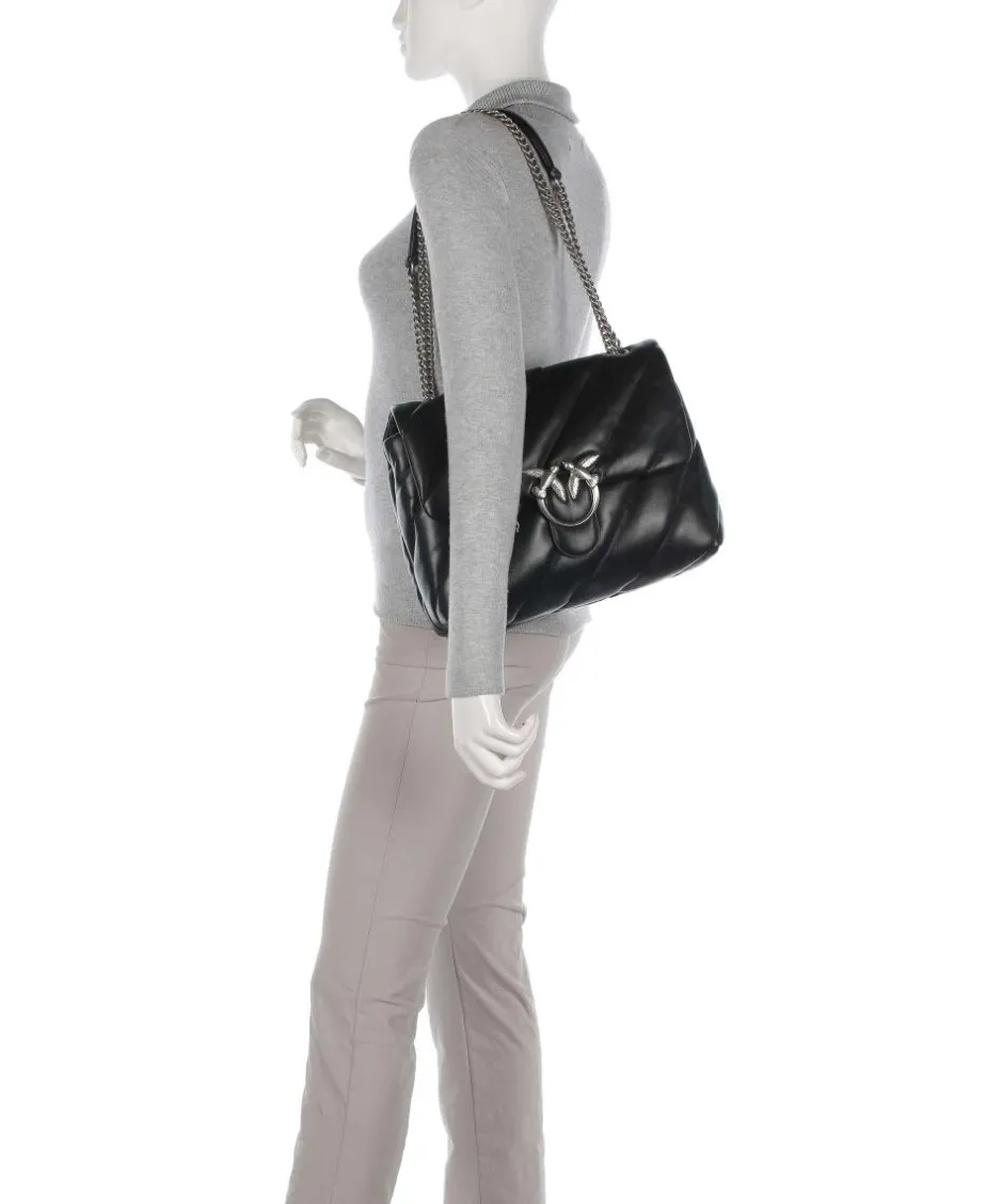 Pinko Shoulder Bags-Love Puff Big Shoulder bag sheepskin leather
