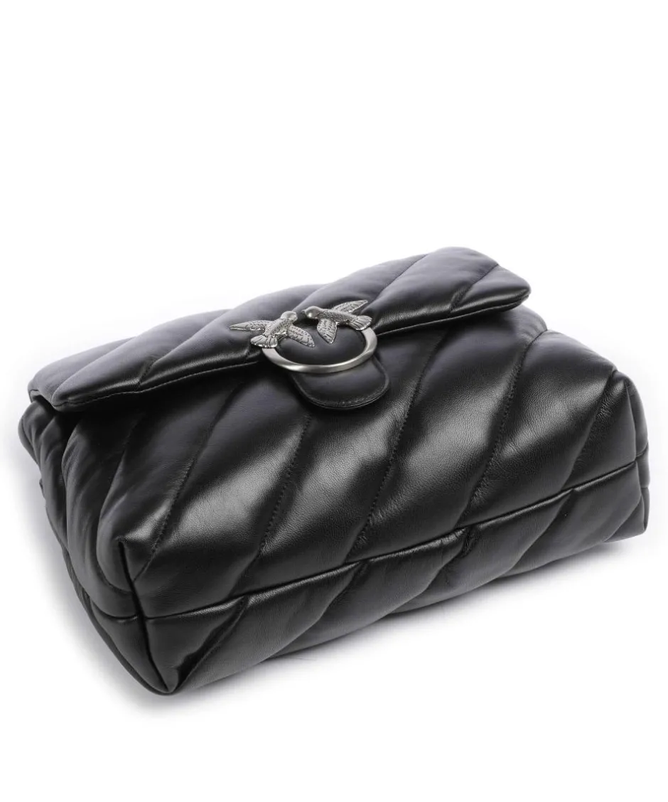 Pinko Shoulder Bags-Love Puff Big Shoulder bag sheepskin leather