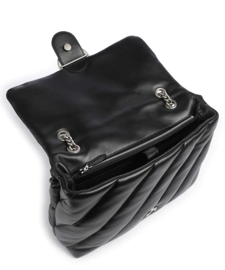 Pinko Shoulder Bags-Love Puff Big Shoulder bag sheepskin leather