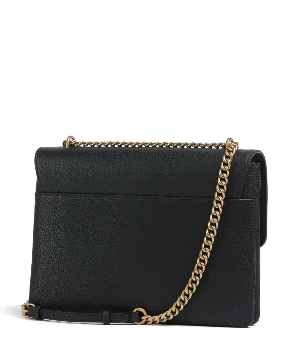 Pinko Shoulder Bags-Love Soft Big Shoulder bag grained cow leather