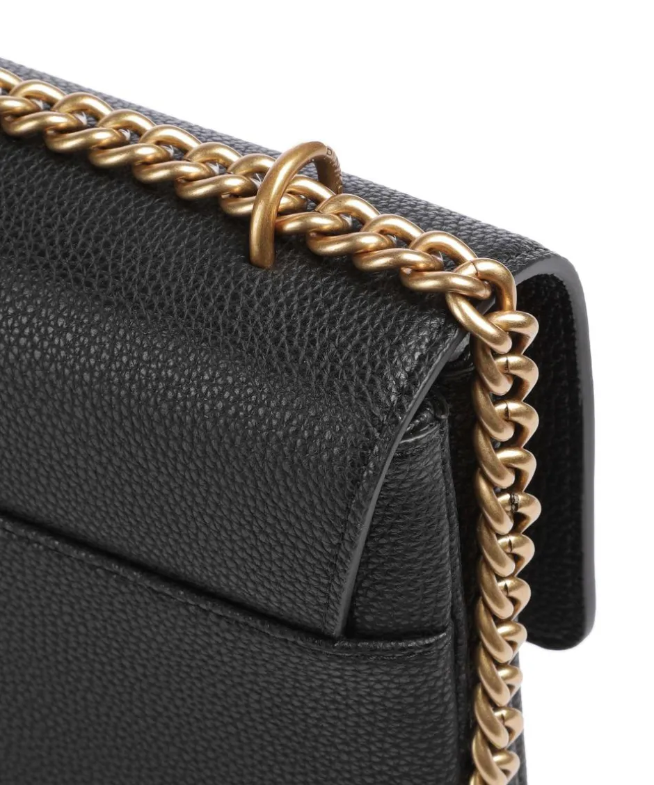 Pinko Shoulder Bags-Love Soft Big Shoulder bag grained cow leather