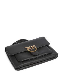 Pinko Shoulder Bags-Love Soft Big Shoulder bag grained cow leather