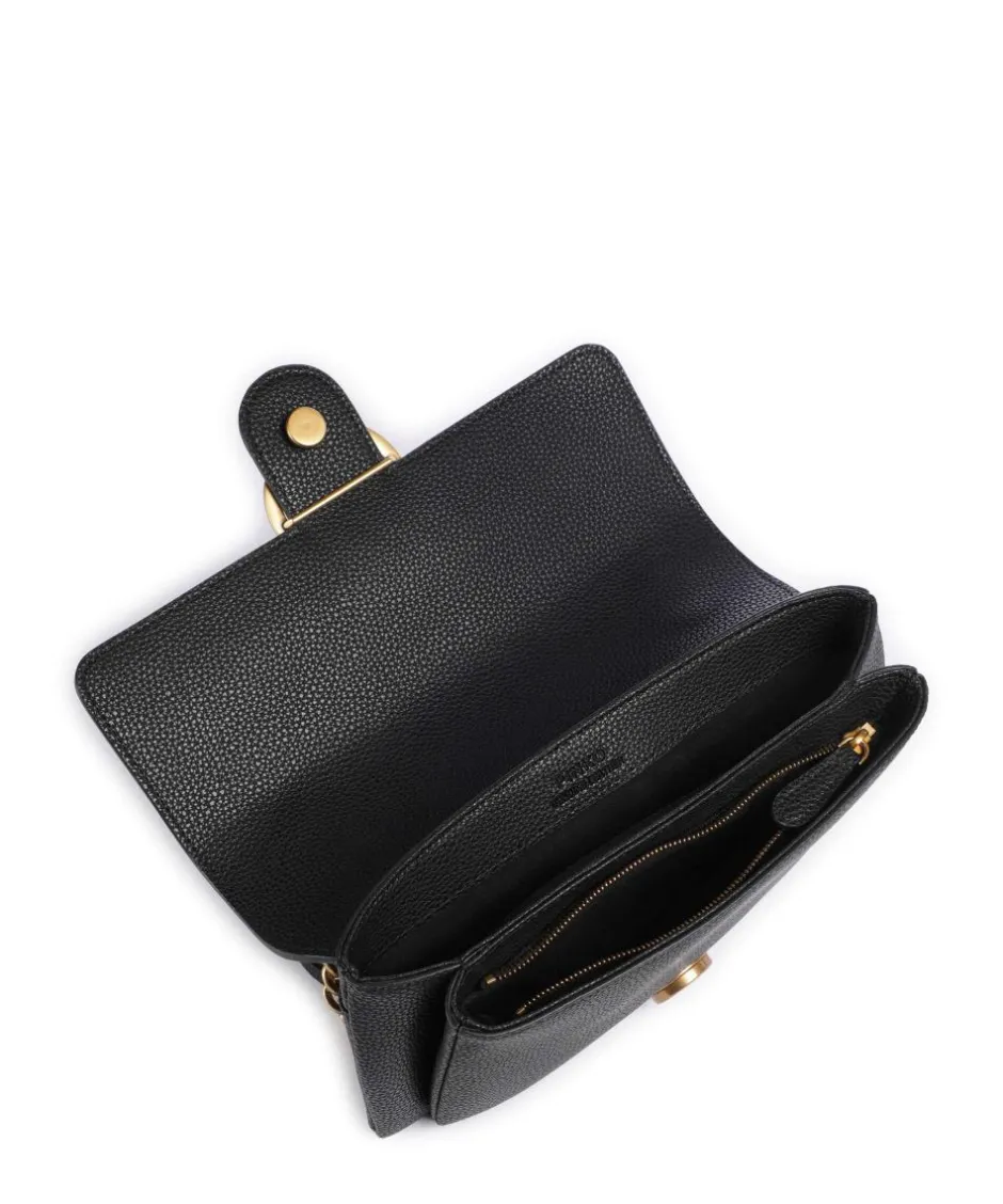 Pinko Shoulder Bags|Crossbody Bags-Love Soft Mini Shoulder bag grained leather