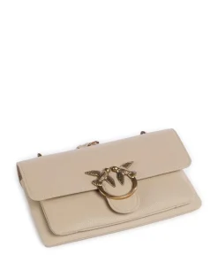 Pinko Shoulder Bags|Crossbody Bags-Love Soft Mini Shoulder bag grained leather