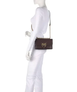 Pinko Shoulder Bags|Crossbody Bags-Love Soft Mini Shoulder bag grained leather