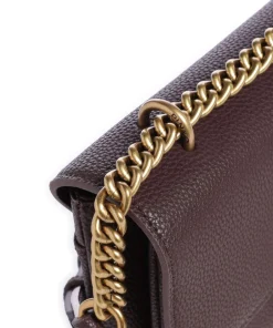Pinko Shoulder Bags|Crossbody Bags-Love Soft Mini Shoulder bag grained leather