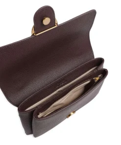 Pinko Shoulder Bags|Crossbody Bags-Love Soft Mini Shoulder bag grained leather