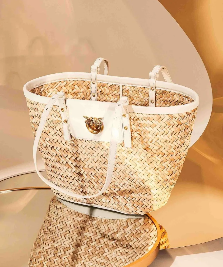 Pinko Tote Bags-Love Summer Tote bag bast