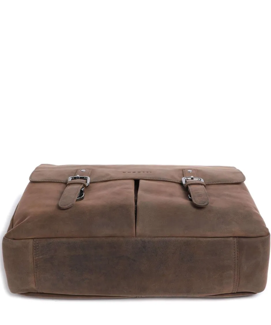 Bugatti Business- & Laptop Bags-Luca Briefcase 15″ goatskin leather