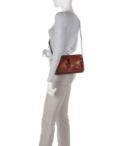 The Bridge Crossbody Bags-Lucrezia Crossbody bag fine grain cow leather