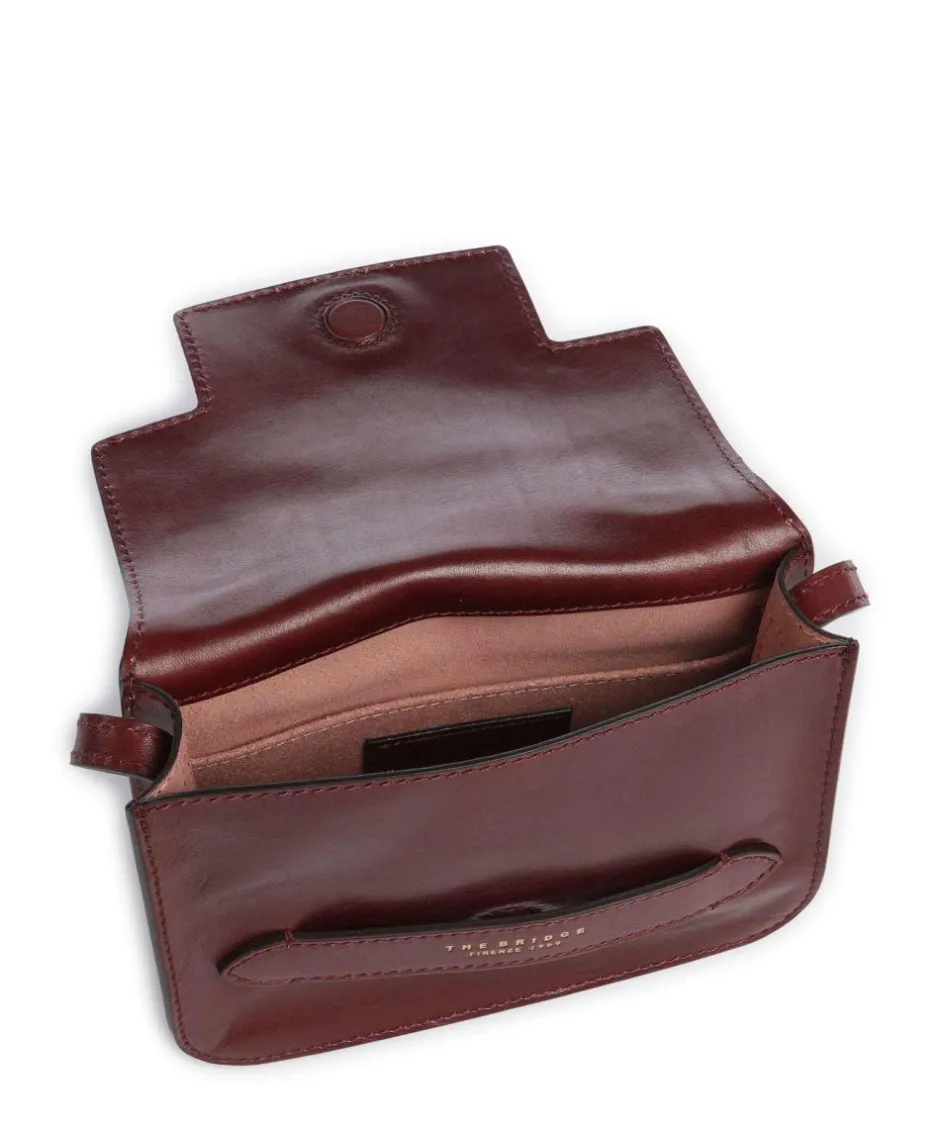 The Bridge Crossbody Bags-Lucrezia Crossbody bag fine grain cow leather