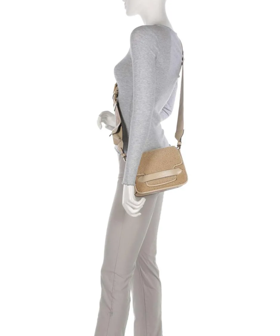 The Bridge Crossbody Bags-Lucrezia Wow Crossbody bag fine grain cow leather, fur