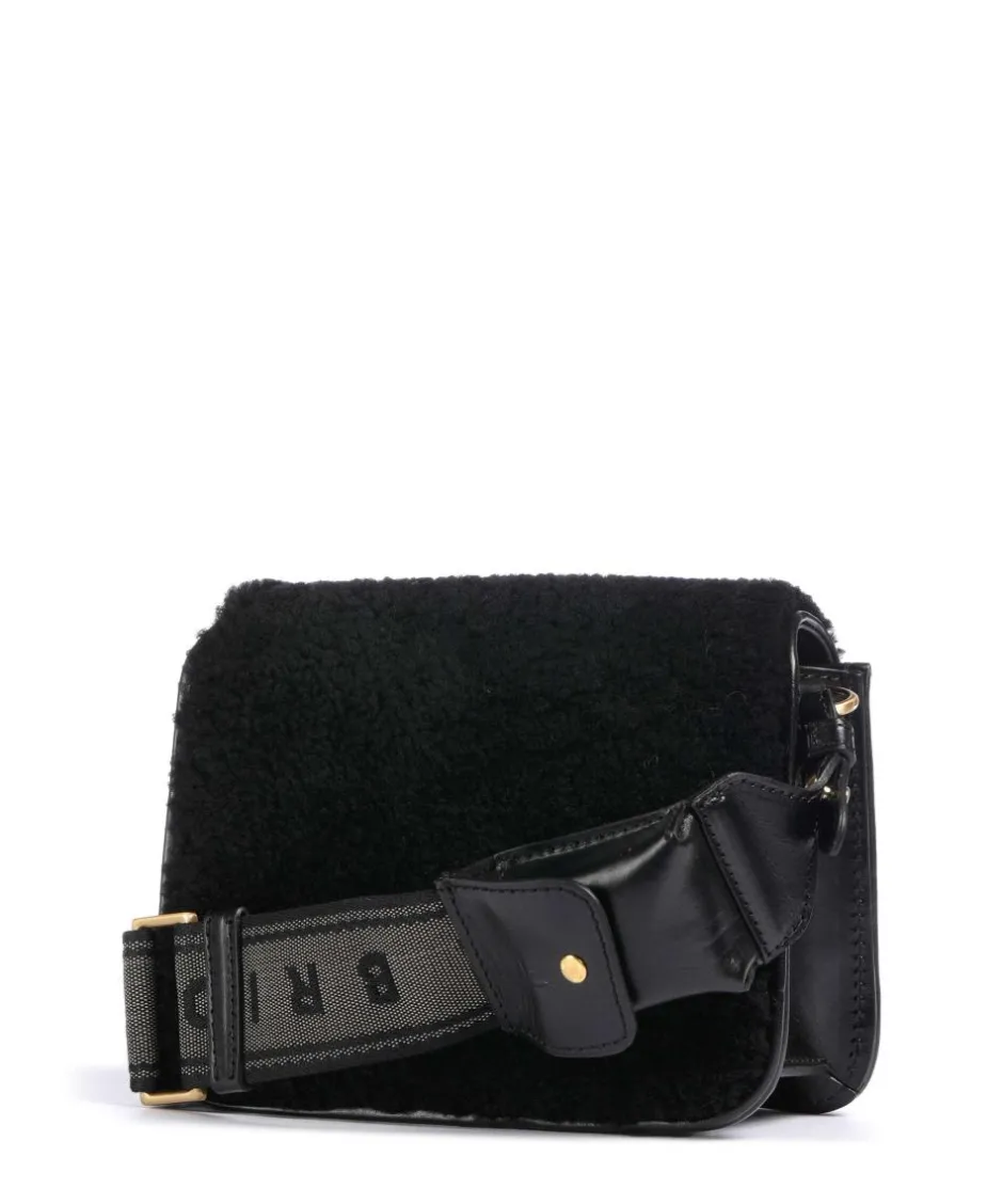 The Bridge Crossbody Bags-Lucrezia Wow Crossbody bag fine grain cow leather, fur