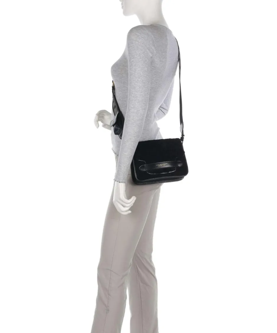 The Bridge Crossbody Bags-Lucrezia Wow Crossbody bag fine grain cow leather, fur