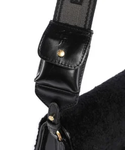 The Bridge Crossbody Bags-Lucrezia Wow Crossbody bag fine grain cow leather, fur