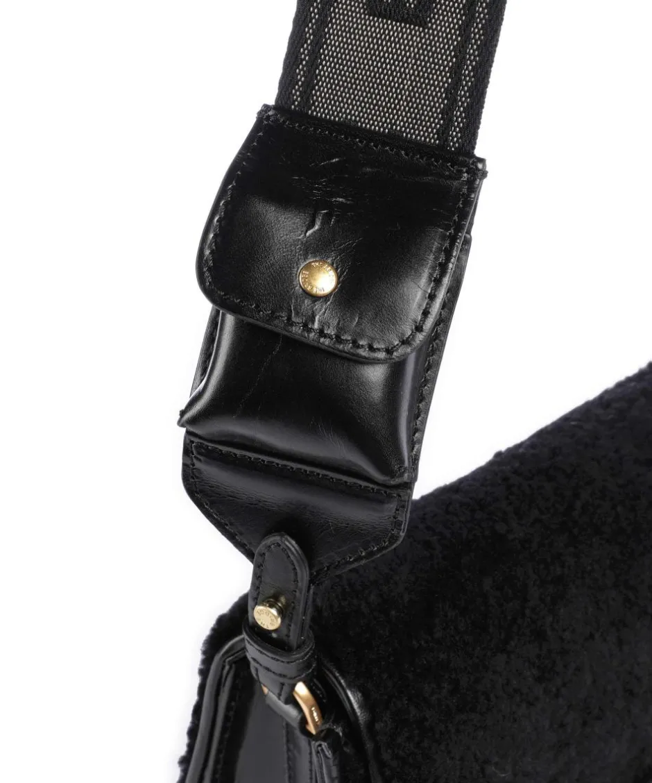 The Bridge Crossbody Bags-Lucrezia Wow Crossbody bag fine grain cow leather, fur
