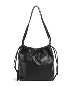 Liebeskind Shoulder Bags|Hobo Bags-Lya Sheep Natural M Bucket bag sheepskin leather