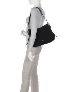 Coccinelle Shoulder Bags|Hobo Bags-Magie Suede Hobo bag brushed leather, grained leather