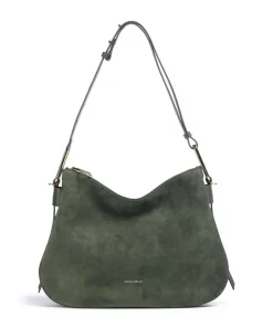 Coccinelle Shoulder Bags|Hobo Bags-Magie Suede Hobo bag brushed leather, grained leather