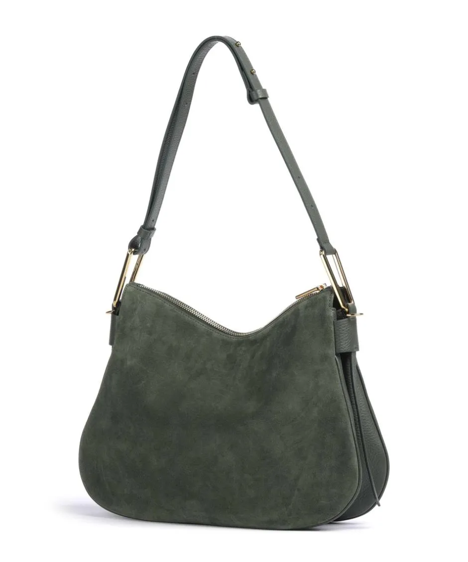 Coccinelle Shoulder Bags|Hobo Bags-Magie Suede Hobo bag brushed leather, grained leather