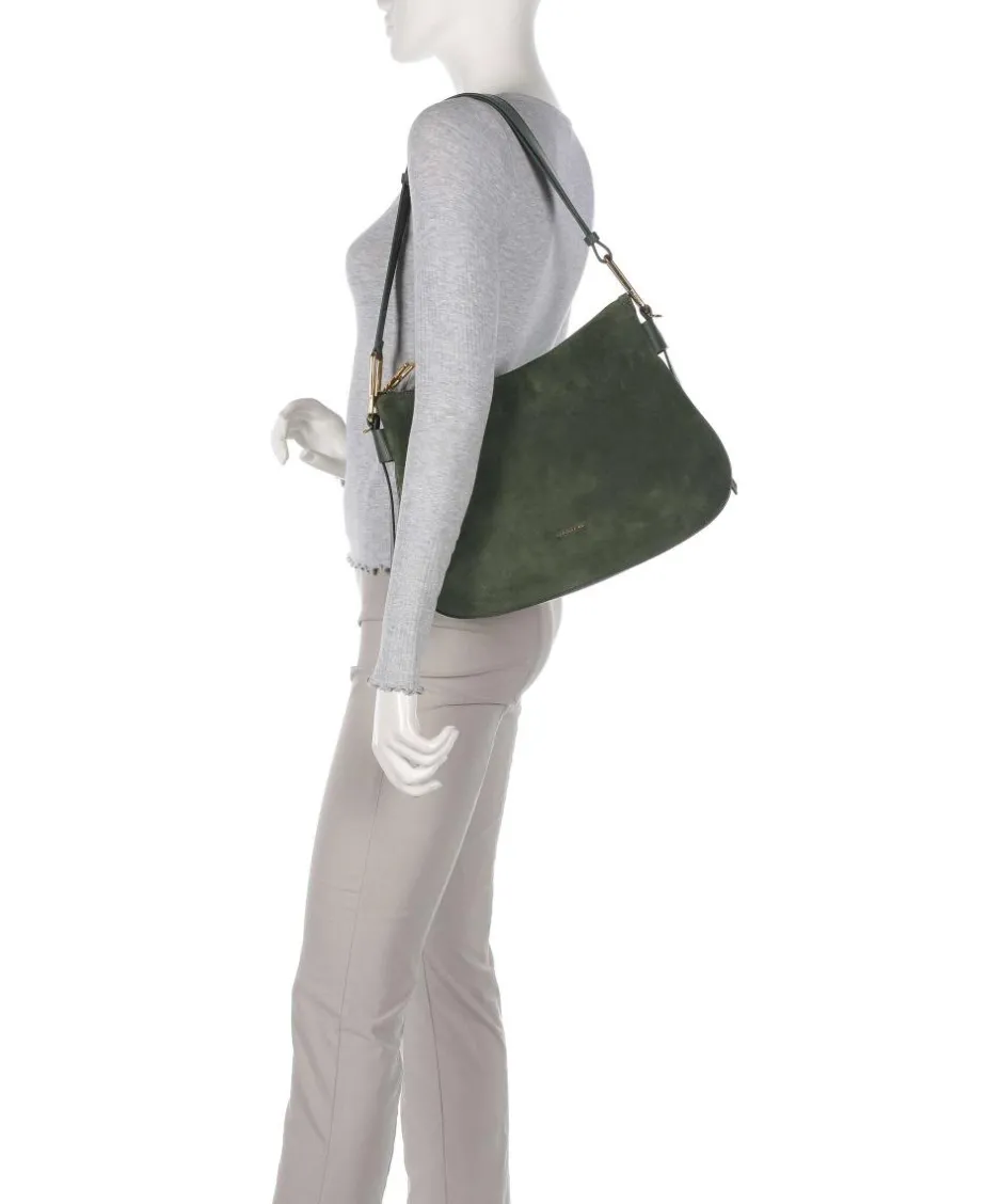 Coccinelle Shoulder Bags|Hobo Bags-Magie Suede Hobo bag brushed leather, grained leather