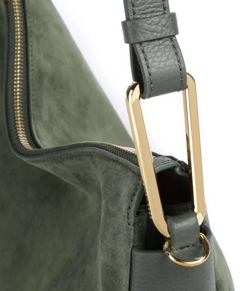 Coccinelle Shoulder Bags|Hobo Bags-Magie Suede Hobo bag brushed leather, grained leather