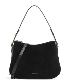 Coccinelle Shoulder Bags|Hobo Bags-Magie Suede Hobo bag brushed leather