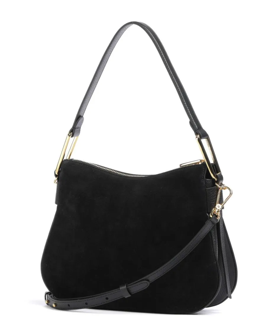 Coccinelle Shoulder Bags|Hobo Bags-Magie Suede Hobo bag brushed leather