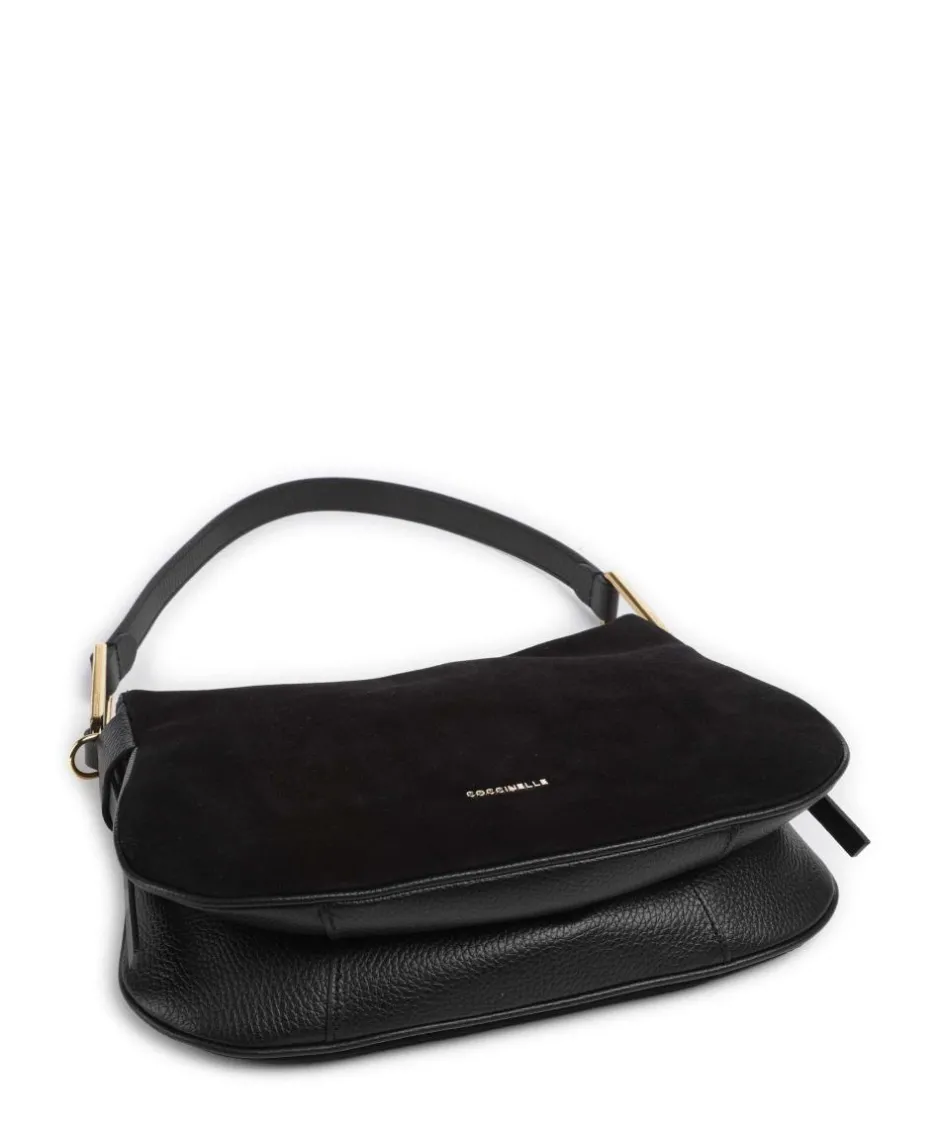Coccinelle Shoulder Bags|Hobo Bags-Magie Suede Hobo bag brushed leather