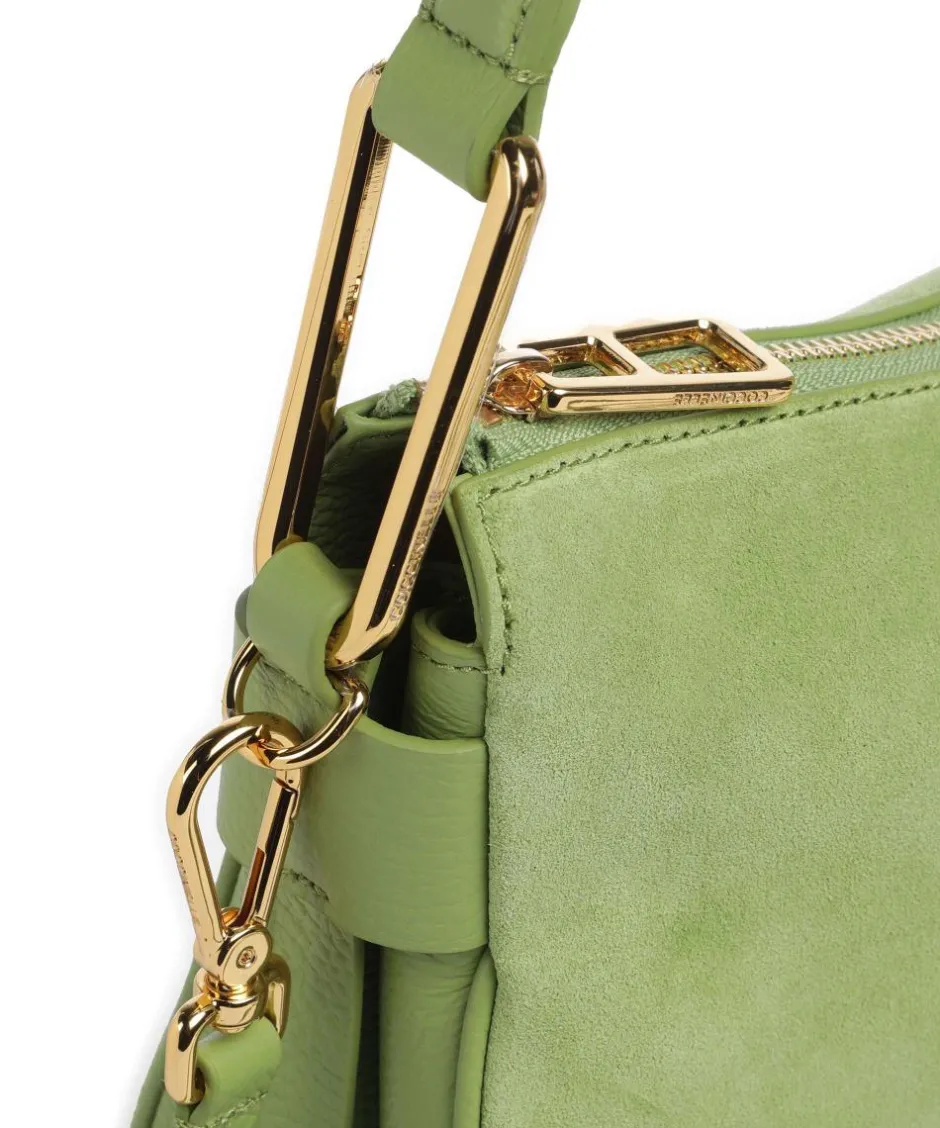 Coccinelle Shoulder Bags|Hobo Bags-Magie Suede Hobo bag brushed leather