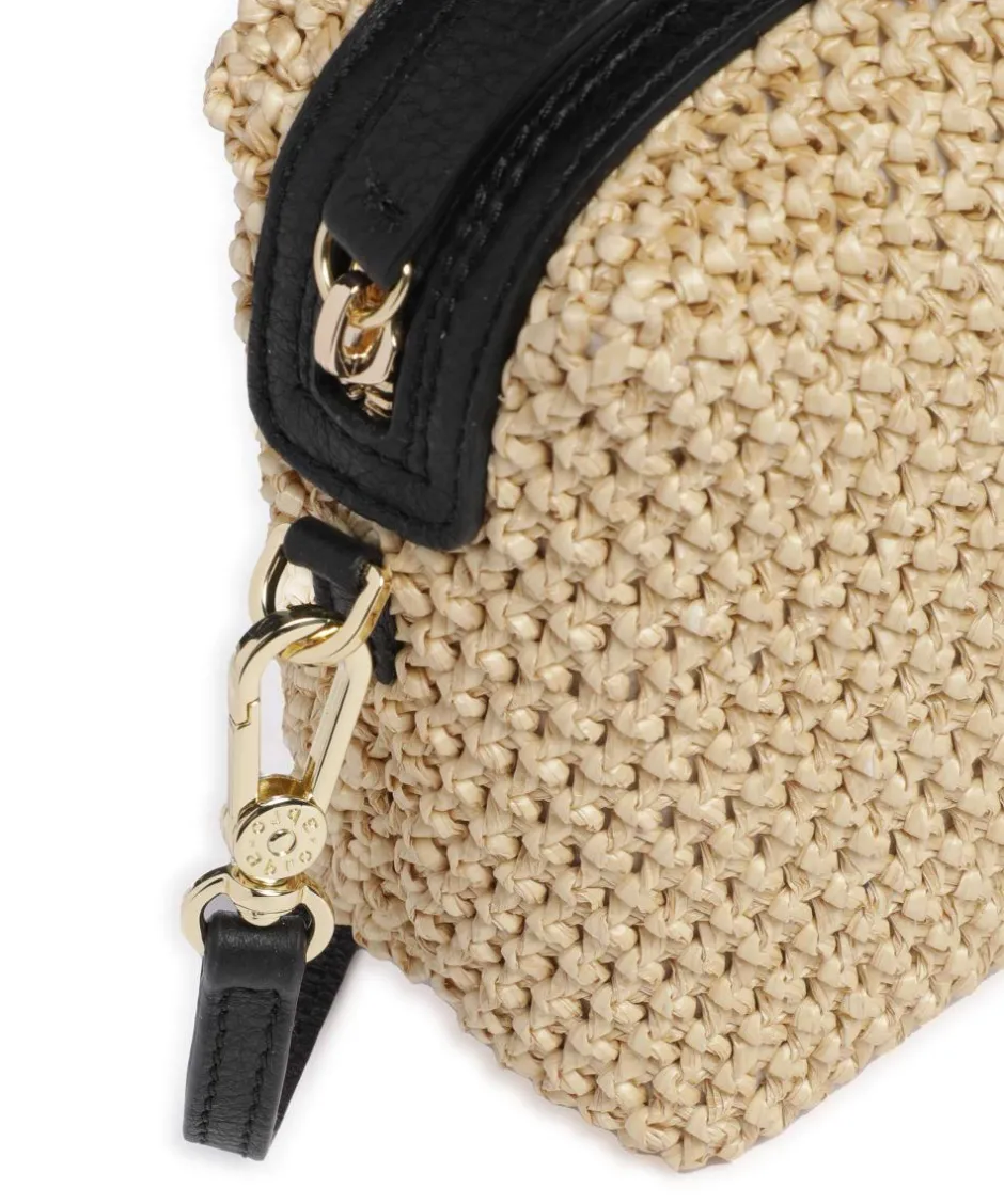 Abro Crossbody Bags-Maglia Raffia Kaia Crossbody bag bast