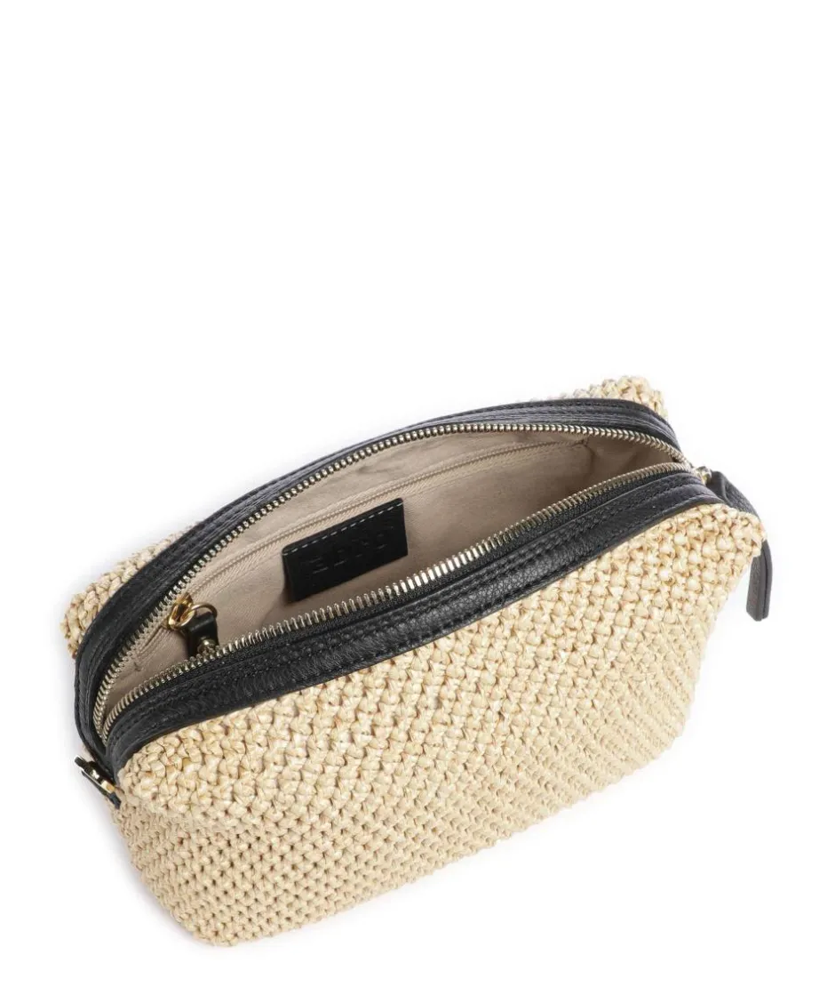 Abro Crossbody Bags-Maglia Raffia Kaia Crossbody bag bast