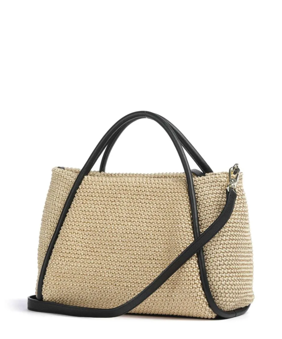 Abro Handbags-Maglia Raffia Willow Handbag bast