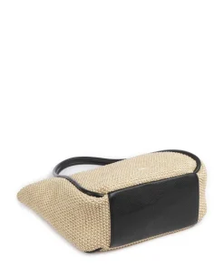 Abro Tote Bags-Maglia Raffia Willow Tote bag bast