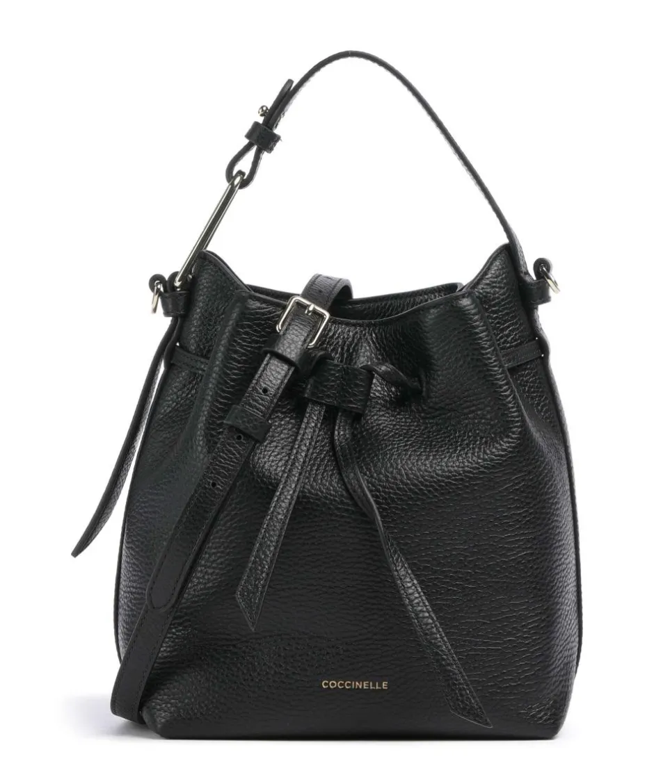 Coccinelle Hobo Bags|Crossbody Bags-Malory Bucket bag grained leather