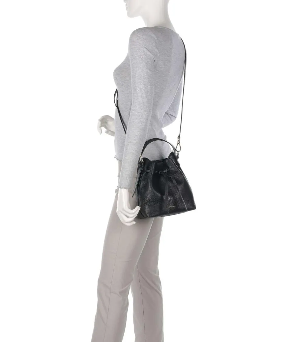 Coccinelle Hobo Bags|Crossbody Bags-Malory Bucket bag grained leather