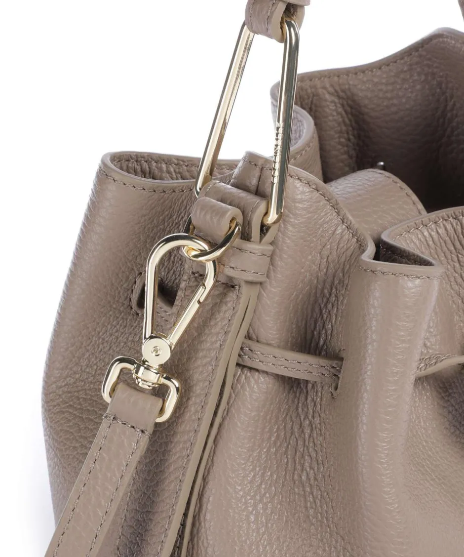 Coccinelle Hobo Bags|Crossbody Bags-Malory Bucket bag grained leather