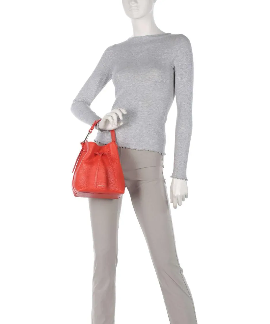 Coccinelle Hobo Bags|Crossbody Bags-Malory Bucket bag grained leather