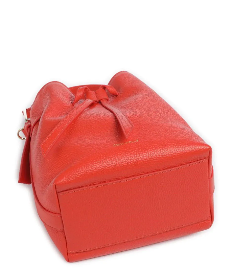 Coccinelle Hobo Bags|Crossbody Bags-Malory Bucket bag grained leather