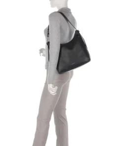 Coccinelle Shoulder Bags|Hobo Bags-Malory Hobo bag grained cow leather