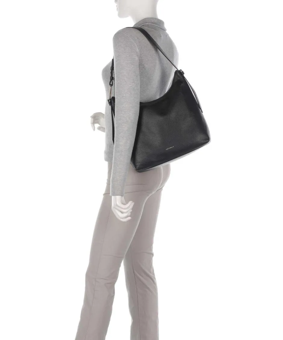 Coccinelle Shoulder Bags|Hobo Bags-Malory Hobo bag grained cow leather