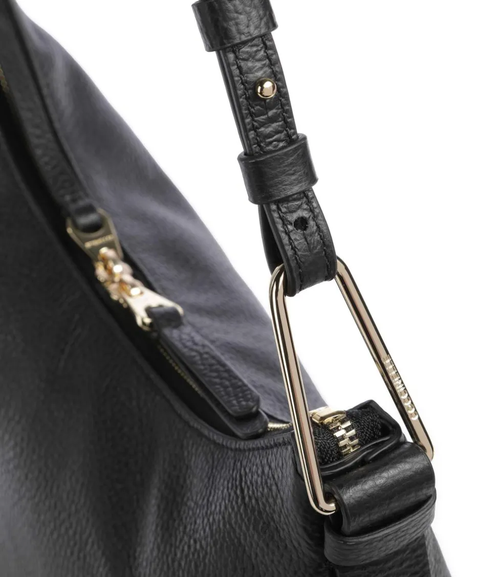 Coccinelle Shoulder Bags|Hobo Bags-Malory Hobo bag grained cow leather