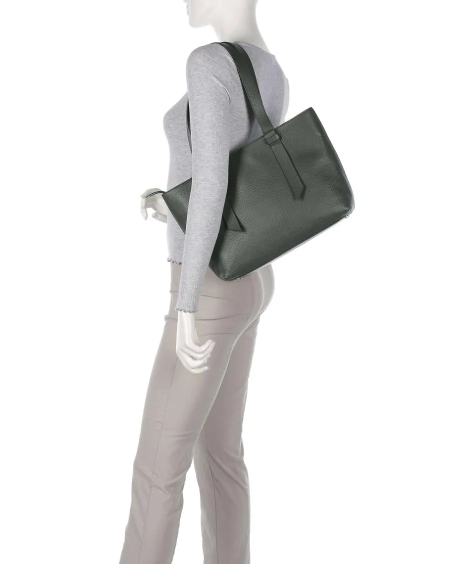 Coccinelle Tote Bags-Malory Tote bag grained leather