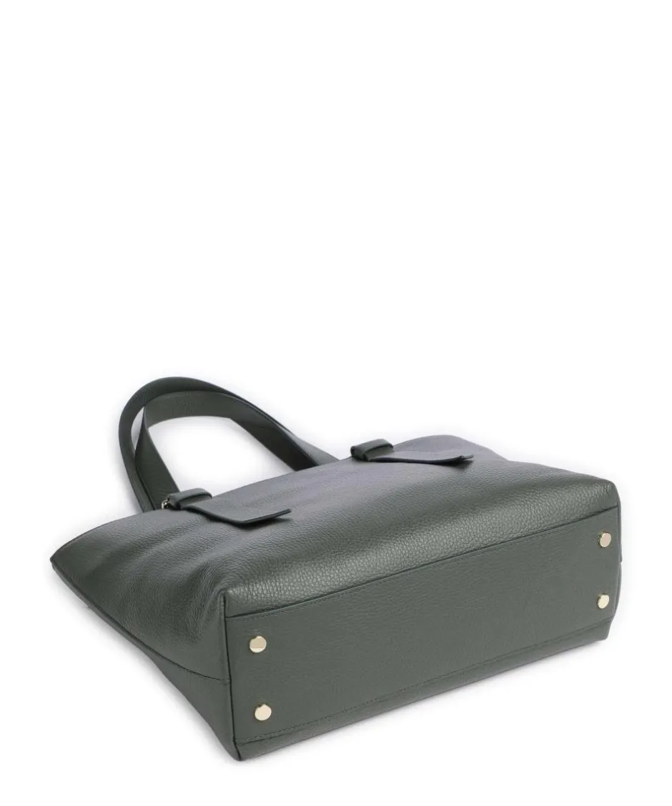 Coccinelle Tote Bags-Malory Tote bag grained leather