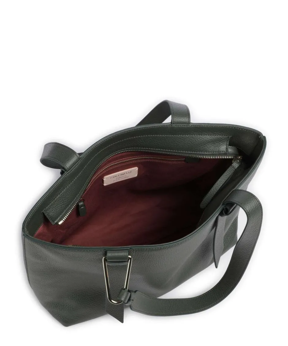 Coccinelle Tote Bags-Malory Tote bag grained leather
