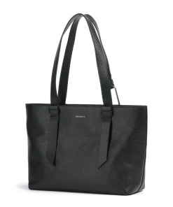 Coccinelle Tote Bags-Malory Tote bag grained leather