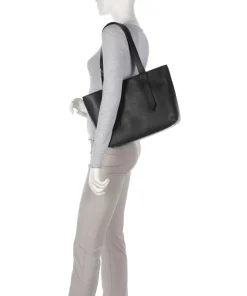 Coccinelle Tote Bags-Malory Tote bag grained leather